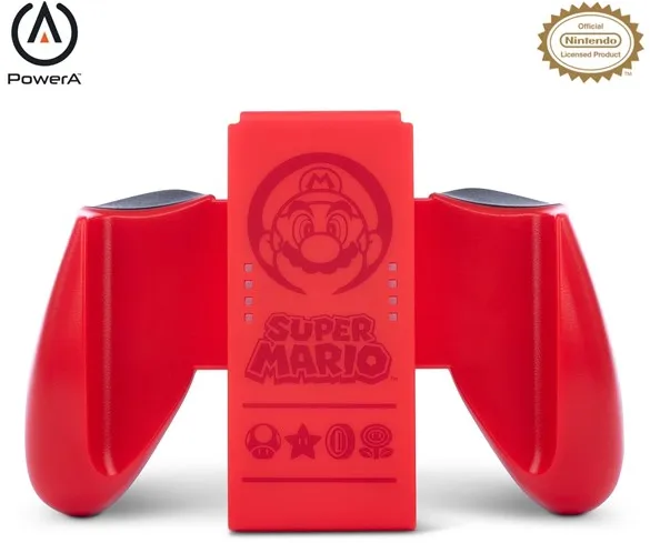 PowerA Joy-Con Comfort Grip til Nintendo Switch - Super Mario rød - Controller - Nintendo Switch